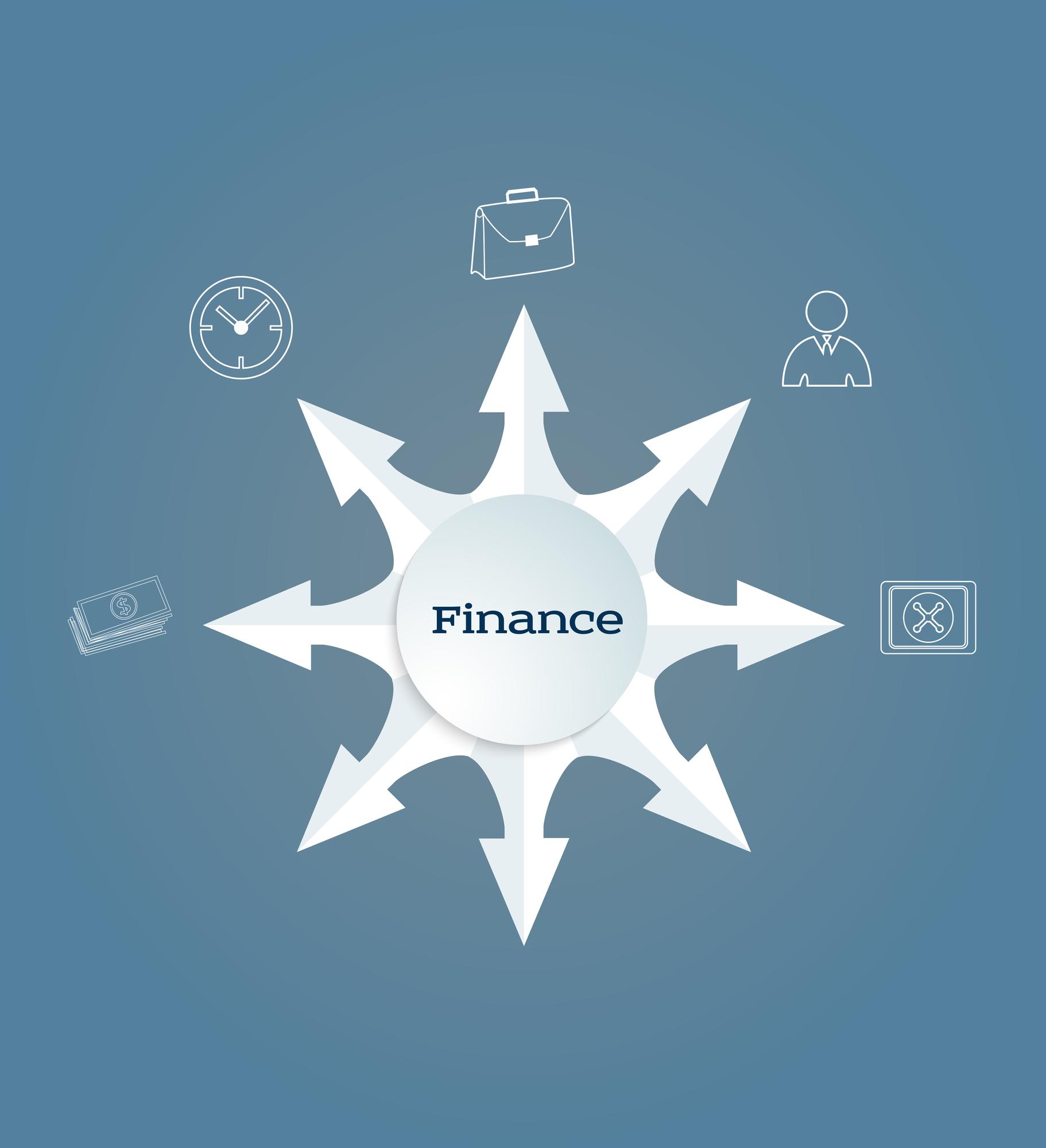 Illustration: Finanz-Flow und Sparziele